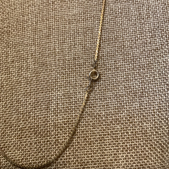 Vintage Gold Tone Serpentine Chain Necklace - Picture 3 of 3